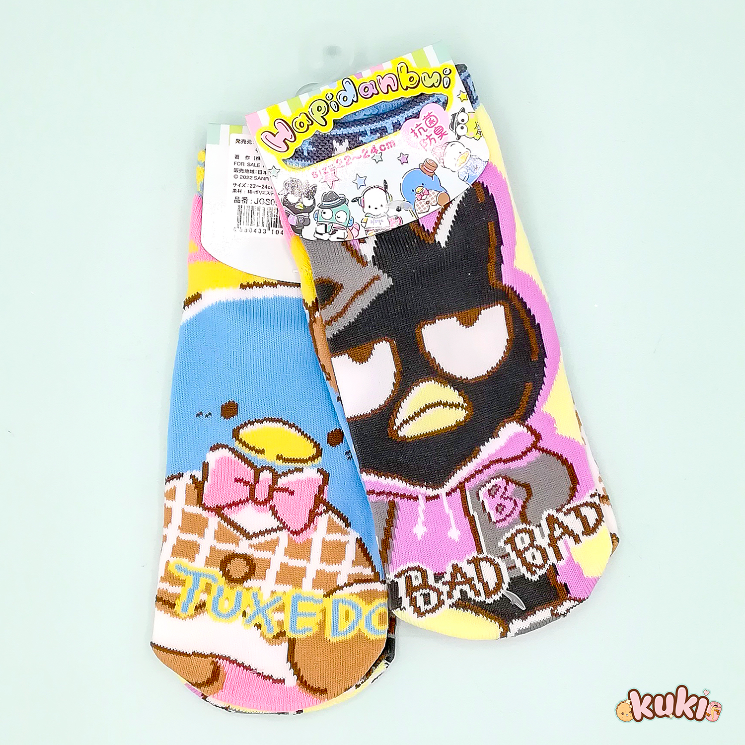 Calze Sanrio Tuxedo Sam E Bad Badtz Maru Tg3542 Kuki